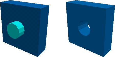 Пример действия Carve  функции редактора карт