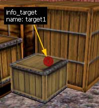 В сторону этого объекта будет направлен "взгляд" камеры