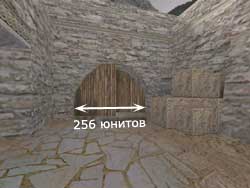 De_Aztec. Ширина ворот