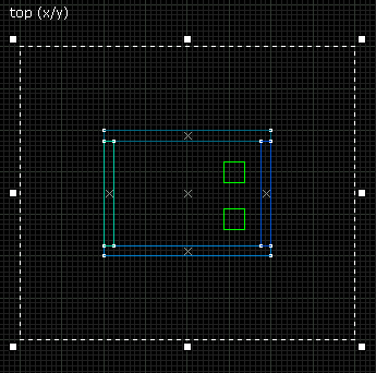 Строим браш из текстуры SKY на виде сверху